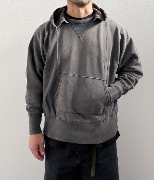 SAINT MICHAEL/BB_AFTER HOODED HOODIE/V/BLK