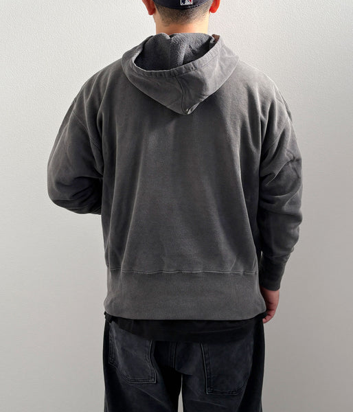 SAINT MICHAEL/BB_AFTER HOODED HOODIE/V/BLK