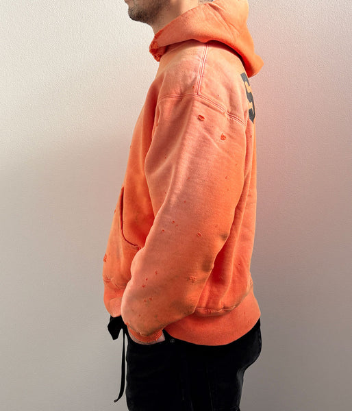 SAINT MICHAEL/BB_DBL FACE HOODIE/SAINT/ORANGE