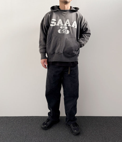 SAINT MICHAEL/BB_AFTER HOODED DBL FC/SAA/NVY