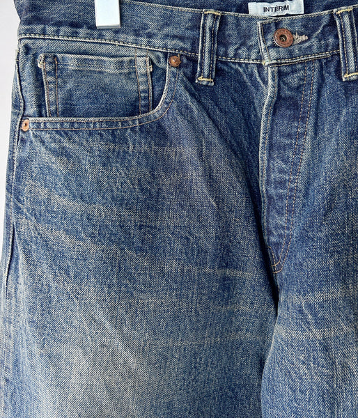 INTERIM/CLASSIC HEAVY KIBATA SHUTTLE WWII 1943 DENIM JEANS (C.NAVY)