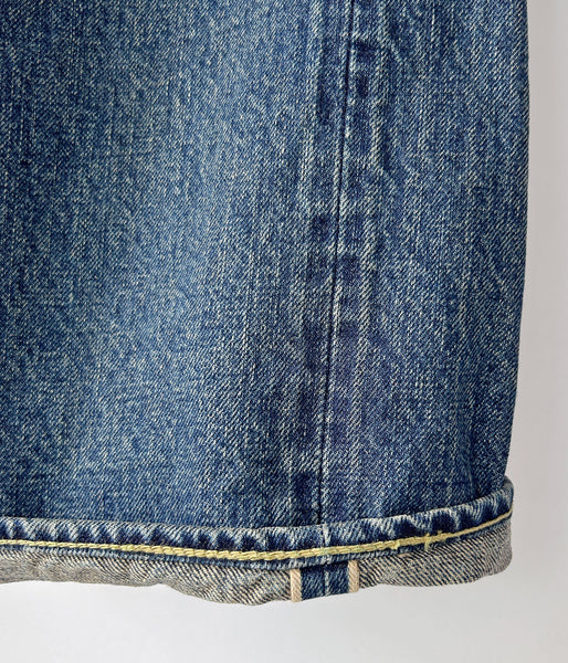 INTERIM/CLASSIC HEAVY KIBATA SHUTTLE WWII 1943 DENIM JEANS (C.NAVY)