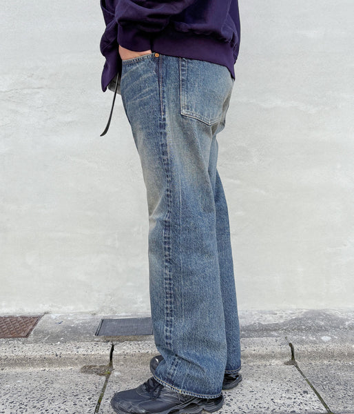 INTERIM/CLASSIC HEAVY KIBATA SHUTTLE WWII 1943 DENIM JEANS (C.NAVY)