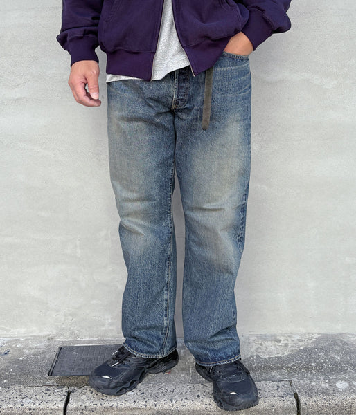 INTERIM/CLASSIC HEAVY KIBATA SHUTTLE WWII 1943 DENIM JEANS (C.NAVY)