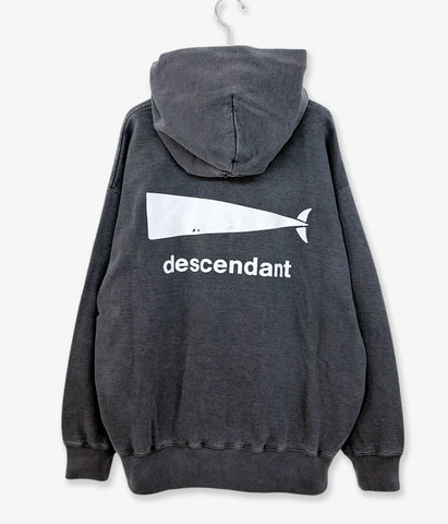 DESCENDANT/CACHALOT HOODY PIGMENT DYE (BLACK)