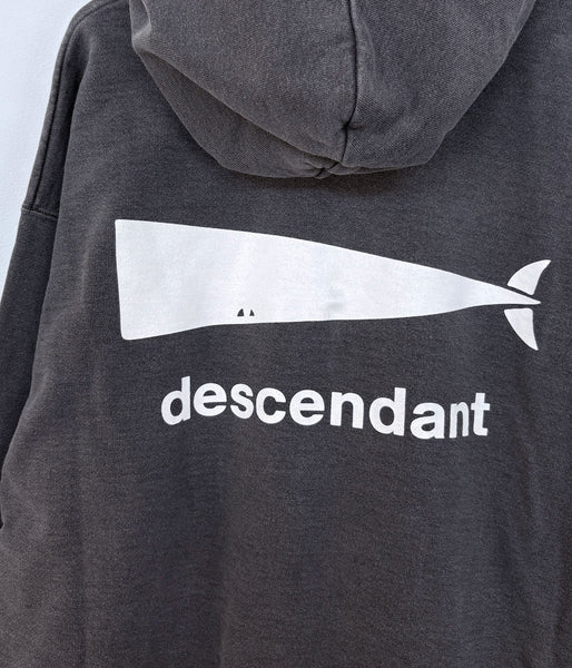 DESCENDANT/CACHALOT HOODY PIGMENT DYE (BLACK)