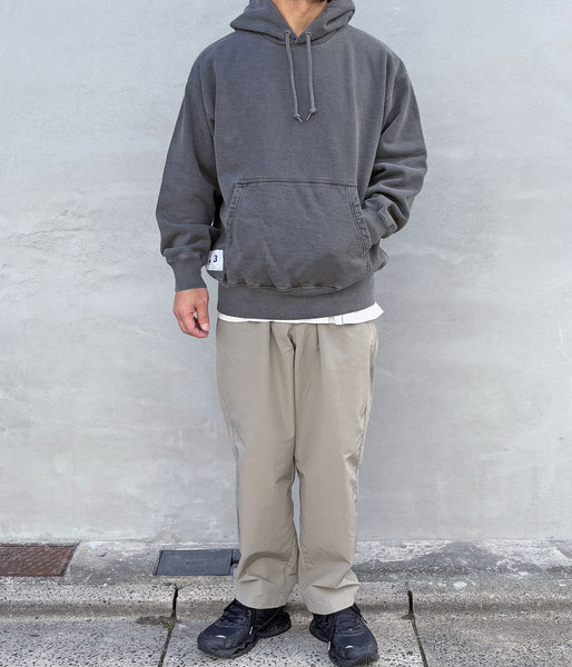 DESCENDANT/CACHALOT HOODY PIGMENT DYE (BLACK)