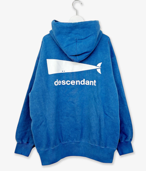 DESCENDANT/CACHALOT HOODY PIGMENT DYE (BLUE)