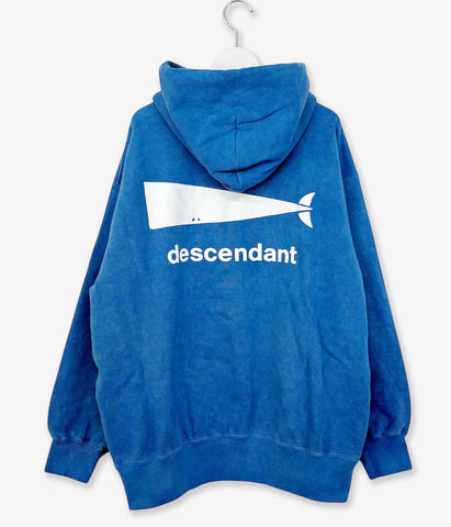 DESCENDANT/CACHALOT HOODY PIGMENT DYE (BLUE)