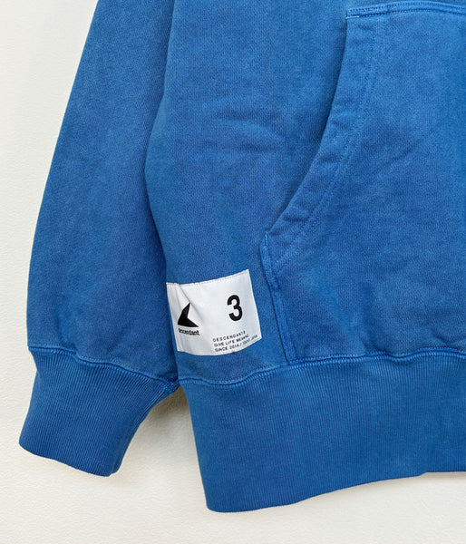 DESCENDANT/CACHALOT HOODY PIGMENT DYE (BLUE)