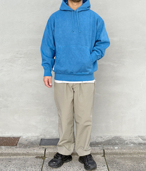 DESCENDANT/CACHALOT HOODY PIGMENT DYE (BLUE)