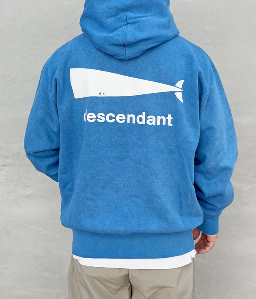 DESCENDANT/CACHALOT HOODY PIGMENT DYE (BLUE)