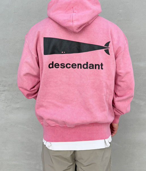 DESCENDANT/CACHALOT HOODY PIGMENT DYE (PINK)