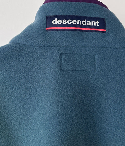 DESCENDANT/HUMMING FLEECE PULLOVER (TEAL)