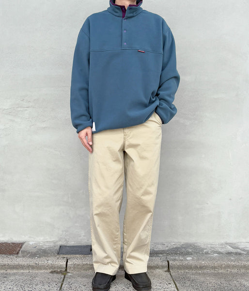 DESCENDANT/HUMMING FLEECE PULLOVER (TEAL)