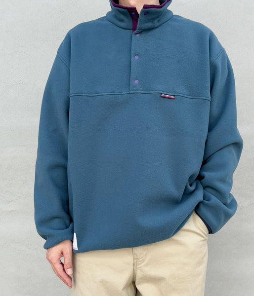 DESCENDANT/HUMMING FLEECE PULLOVER (TEAL)