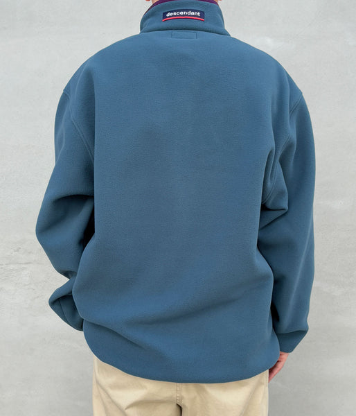 DESCENDANT/HUMMING FLEECE PULLOVER (TEAL)