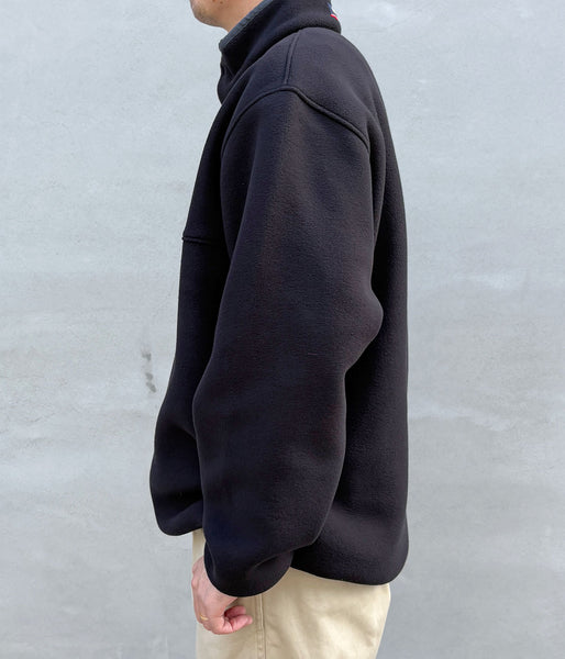 DESCENDANT/HUMMING FLEECE PULLOVER (BLACK)