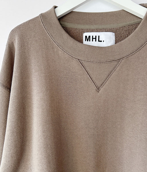 MHL./LIGHT LOOPBACK COTTON TOP (TAUPE)