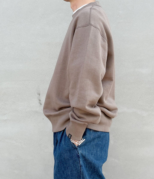 MHL./LIGHT LOOPBACK COTTON TOP (TAUPE)