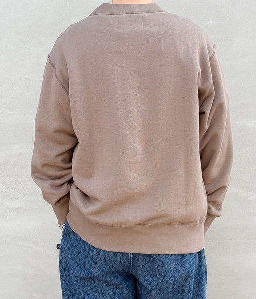 MHL./LIGHT LOOPBACK COTTON TOP (TAUPE)