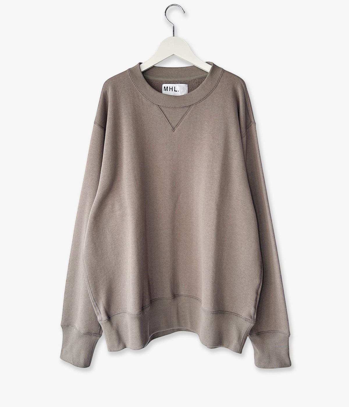 MHL./LIGHT LOOPBACK COTTON TOP WOMENS (TAUPE)