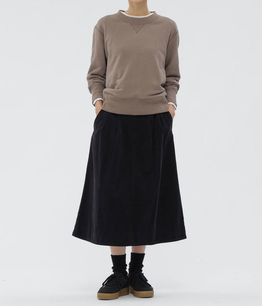 MHL./LIGHT LOOPBACK COTTON TOP WOMENS (TAUPE)