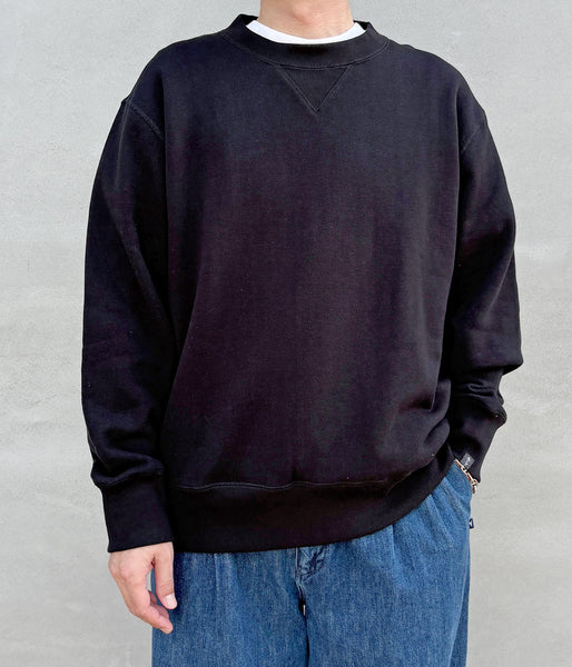 MHL./LIGHT LOOPBACK COTTON TOP (BLACK)