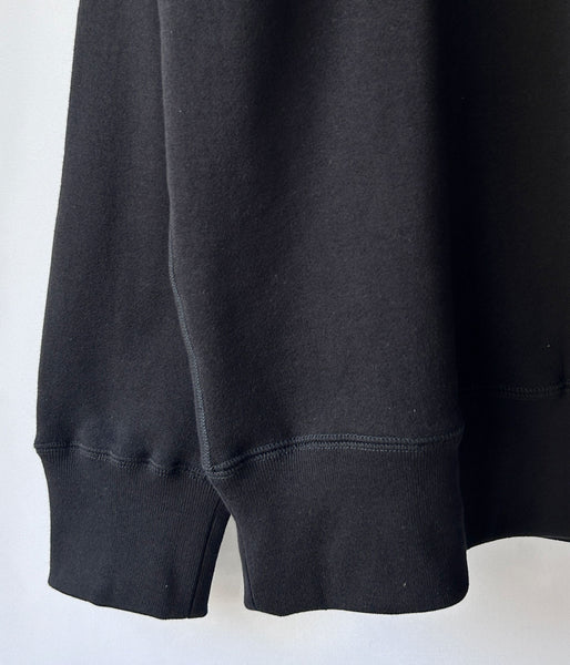 MHL./LIGHT LOOPBACK COTTON TOP WOMENS (BLACK)