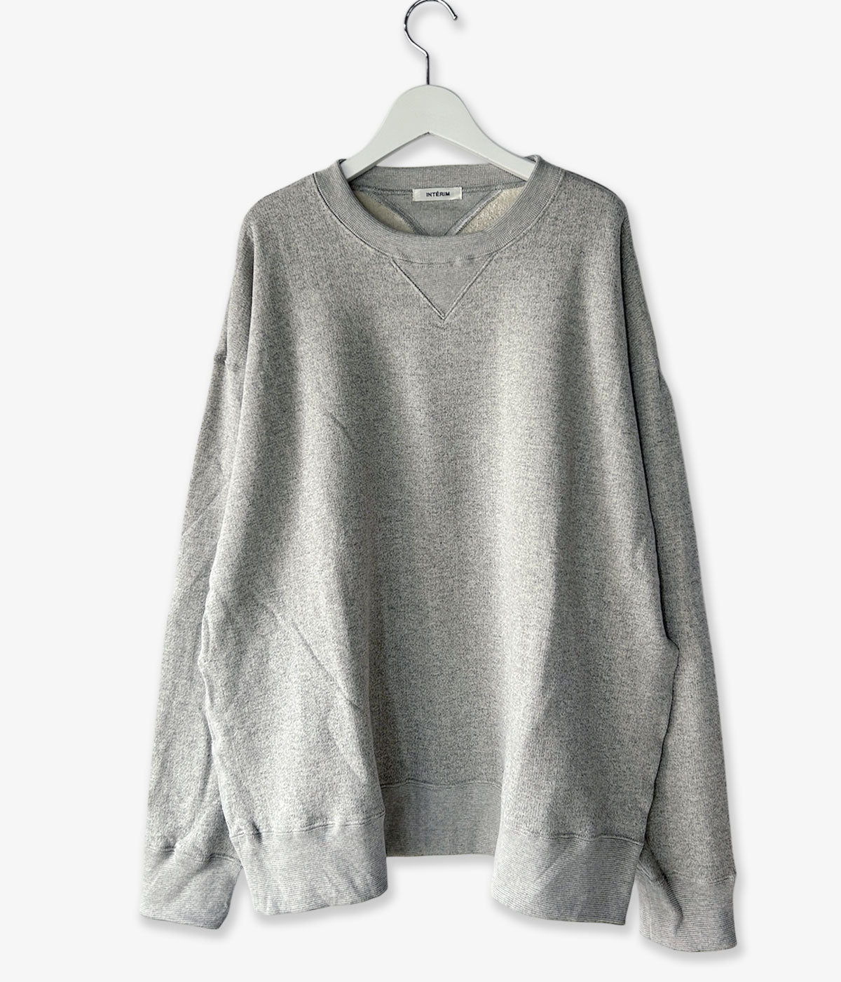 INTERIM/HYPER BIG BOTH V-GAZETTE LOOP WHEEL SWEAT SHIRT (A.GRAY)