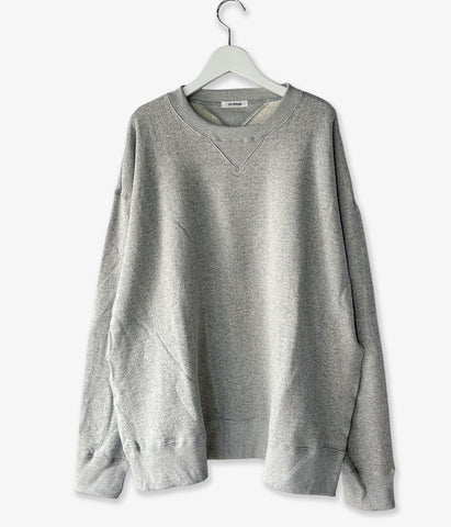 INTERIM/HYPER BIG BOTH V-GAZETTE LOOP WHEEL SWEAT SHIRT (A.GRAY)