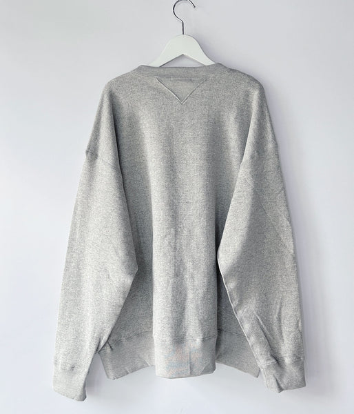INTERIM/HYPER BIG BOTH V-GAZETTE LOOP WHEEL SWEAT SHIRT (A.GRAY)