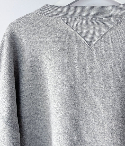 INTERIM/HYPER BIG BOTH V-GAZETTE LOOP WHEEL SWEAT SHIRT (A.GRAY)