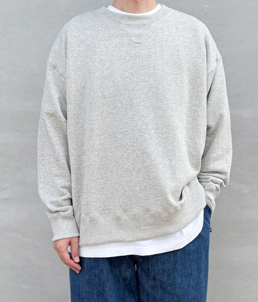 INTERIM/HYPER BIG BOTH V-GAZETTE LOOP WHEEL SWEAT SHIRT (A.GRAY)