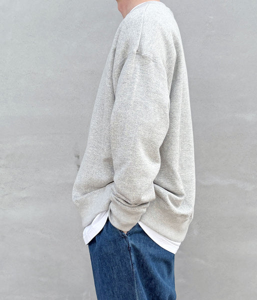 INTERIM/HYPER BIG BOTH V-GAZETTE LOOP WHEEL SWEAT SHIRT (A.GRAY)