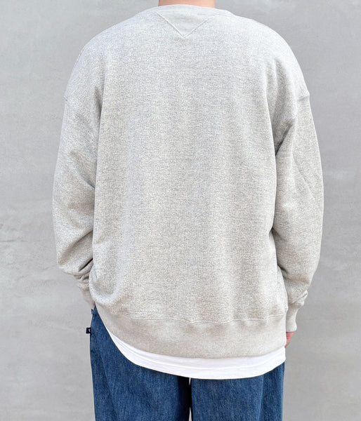 INTERIM/HYPER BIG BOTH V-GAZETTE LOOP WHEEL SWEAT SHIRT (A.GRAY)