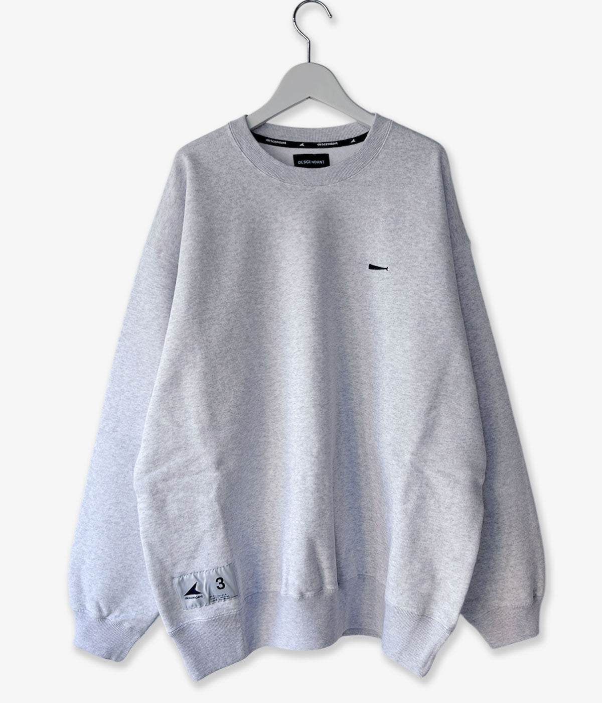 DESCENDANT/PE CREW NECK (GRAY)