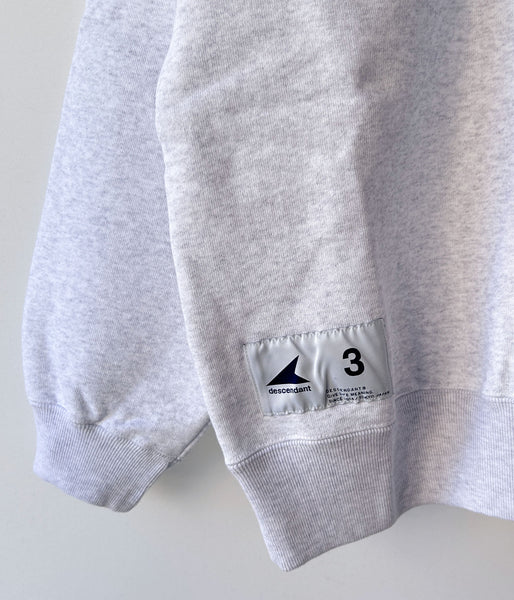 DESCENDANT/PE CREW NECK (GRAY)