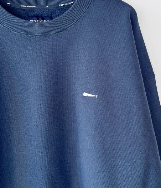 DESCENDANT/PE CREW NECK (TEAL)