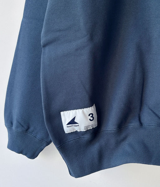 DESCENDANT/PE CREW NECK (TEAL)