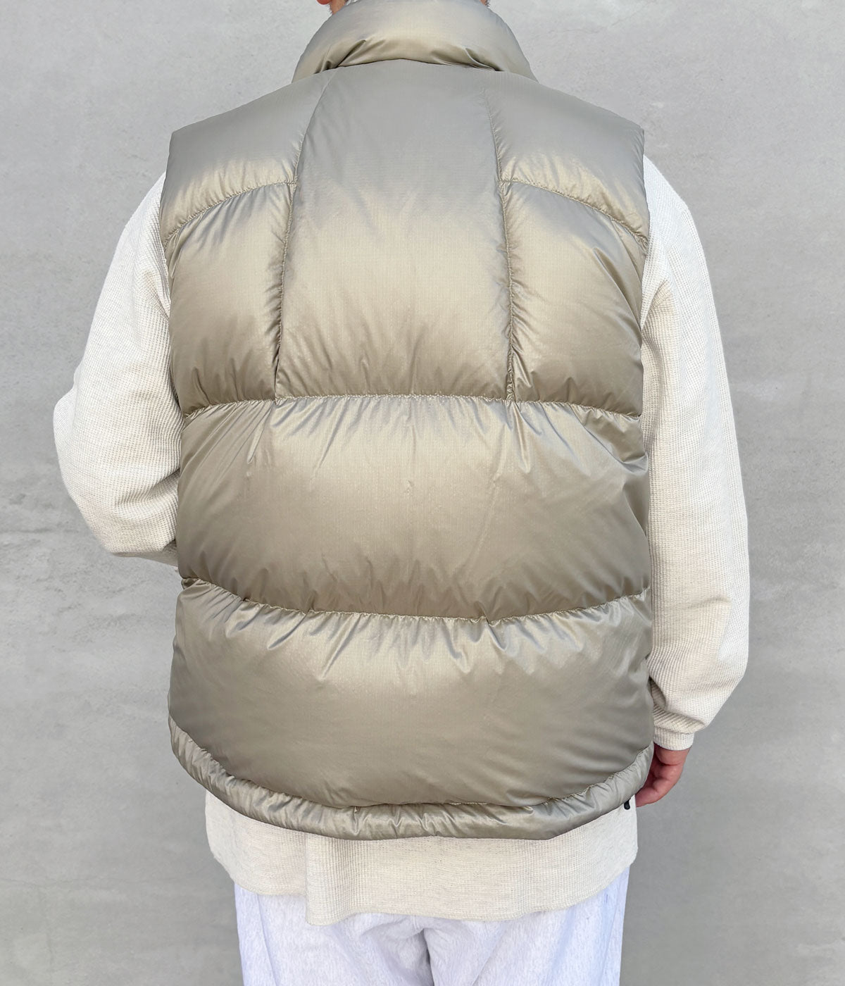 Goldwin/PERTEX QUANTUM DOWN VEST (OAK BEIGE)
