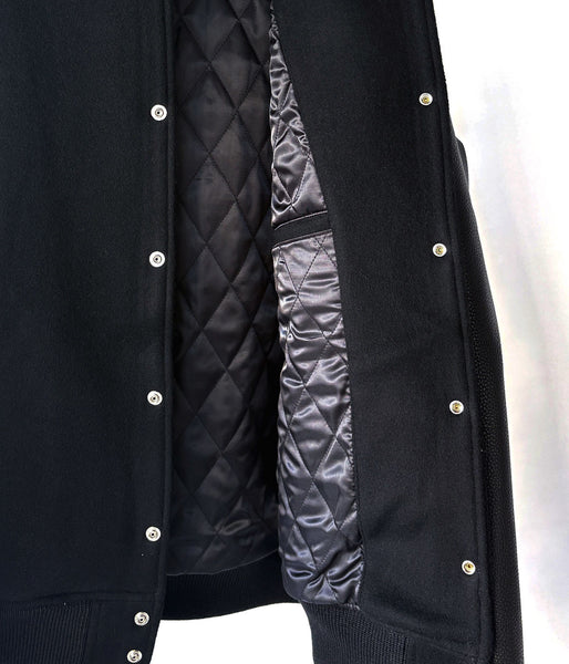 DESCENDANT/FLUKE UP VARSITY JACKET (BLACK)