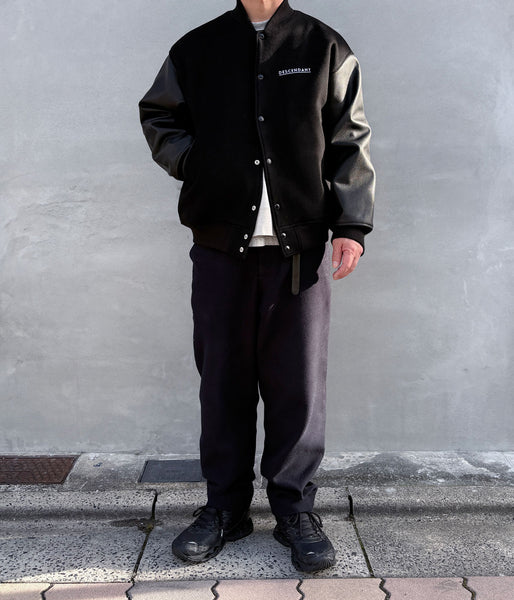 DESCENDANT/FLUKE UP VARSITY JACKET (BLACK)