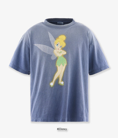 DSN_SS T-SHIRT/TINKER BELL / NVY