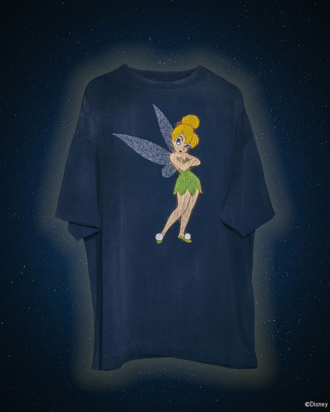 SAINT MICHAEL/DSN_SS T-SHIRT/TINKER BELL/NAVY
