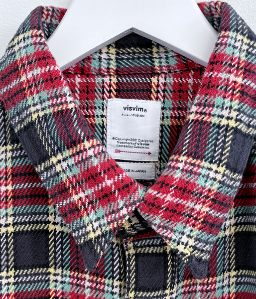 visvim/LARRIKAN CHECK L/S (RED)