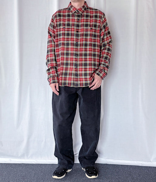 visvim/LARRIKAN CHECK L/S (RED)