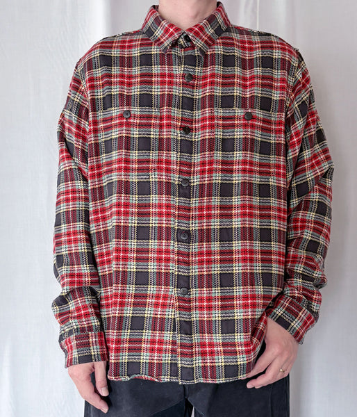 visvim/LARRIKAN CHECK L/S (RED)