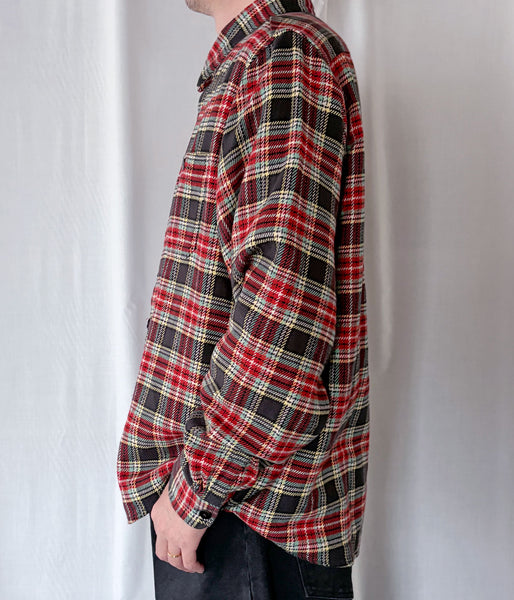 visvim/LARRIKAN CHECK L/S (RED)