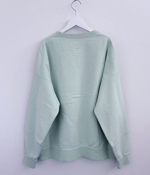 visvim/JUMBO SB SWEAT L/S DMGD (LT.GREEN)